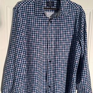 Men's Blue Checkered Shirt